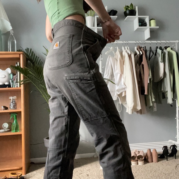 grey carhartt work pants - Picture 4 of 7